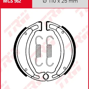 Generic (KSR Moto) 50 Onyx 2/4T, Bj. 10-, Bremsbeläge hinten, TRW Lucas MCS962 Bremsbacken Bestseller