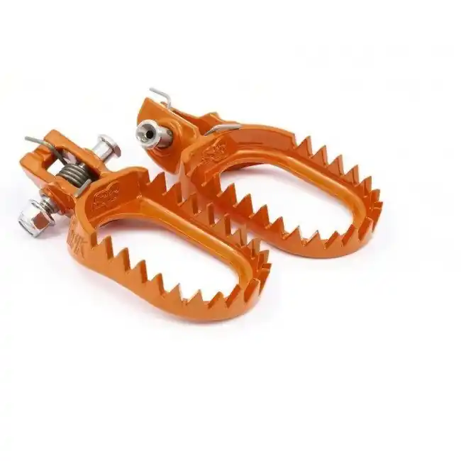 Preisknaller S3 Punk Stahl Fußrasten Orange KTM SX, SXF 125, 250, 350, 450 2016-2022 / EXC, TPI 2017-2023