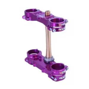 Versand Am Gleichen Tag Xtrig ROCS Tech Gabelbrücke Yamaha YZF 250 2024- / 450 2023- Lila
