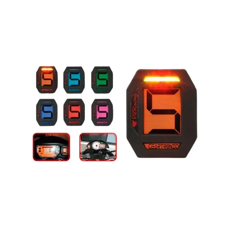 Sale INDICADOR DE MARCHA UNIVERSAL PZ RACING GEARTRONIC CON OVER REV