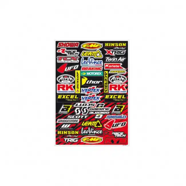 Aktuell Blackbird Motocross Aufkleber Set