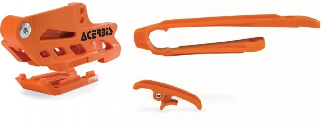 Echt Acerbis Kettenführung + Schwingenschleifer Set Orange KTM EXC/EXC-F 2012-2016