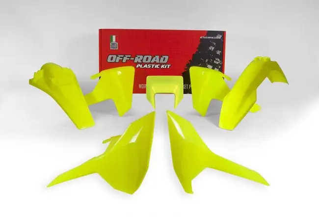 Husqvarna Plastik Kit mit Lampenmaske Neongelb TE, FE 125, 250, 300, 350, 450, 501 2017-2019 Must-Have