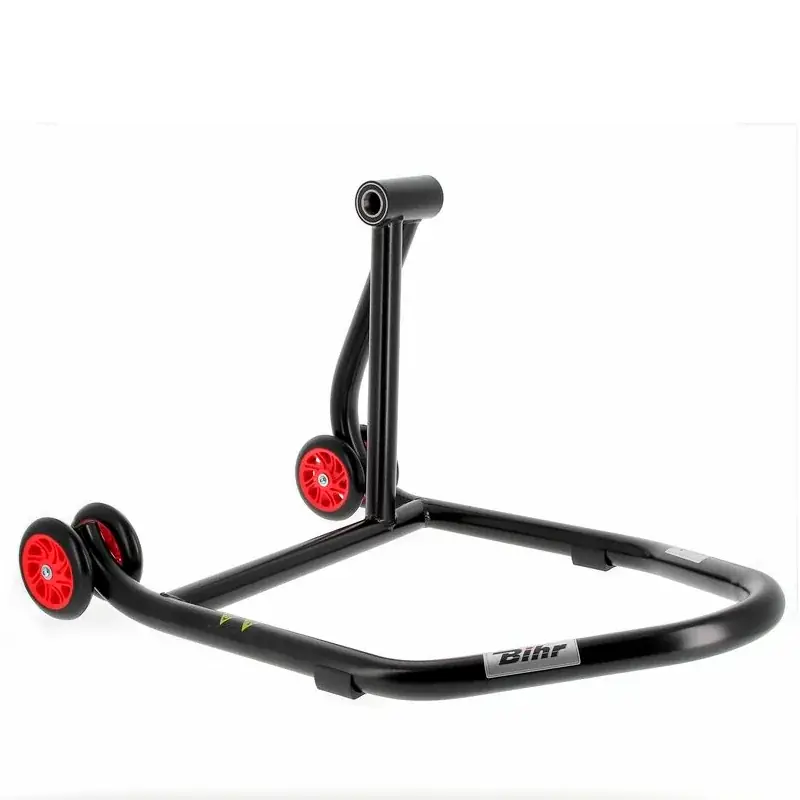 Caballete monobrazo derecho BIHR Home Track color negro mate y ruedas rojas Top-Angebot