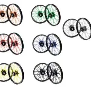 Speichen Cover / Spoke Style für 2 Räder (Schwarz, Rot, Orange, Weiß, Gelb, Blau, Grün) Gratis Versand