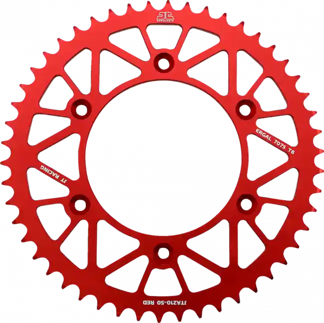 JT Aluminium Kettenrad 45-53Z Rot Honda CR, CRF 125, 250, 450, 500 Garantierte Lieferung