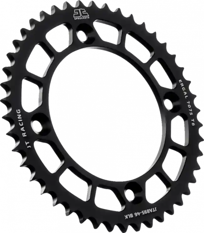 Neu Im Sortiment JT Aluminium Kettenrad Schwarz 46-50 Z KTM SX, GasGas MC, Husqvarna TC 85