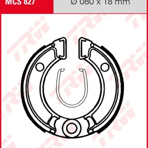 Honda XR 50 R, Bj. 00-, Bremsbeläge hinten, TRW Lucas MCS827 Bremsbacken Beliebt