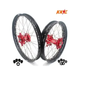 KKE Felgen Radsatz KTM, Husqvarna, GasGas 21“ + 18“ Rot Expressversand