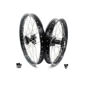 Kostenloser Rückversand KKE Felgen Radsatz Triumph TF 250, 450 21“ + 18“ Schwarz