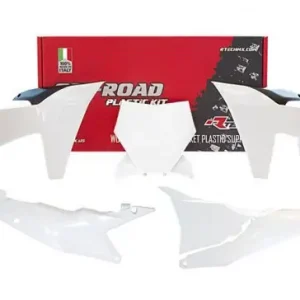 Racetech Plastik Kit Weiß für KTM SX, SXF 125, 150, 250, 350, 450 2023-2024 Nur Für Kurze Zeit
