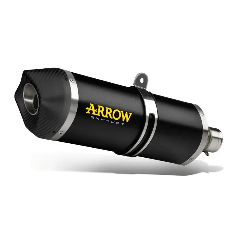 Garantierte Lieferung ESCAPE ARROW RACE-TECH HOMOLOGADO EN ALUMINIO NEGRO PARA KAWASAKI Z900 17-19 / KAWASAKI Z900 A2 17-24