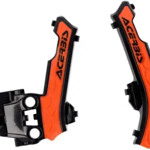 Acerbis X-Grip Rahmenschützer Schwarz Orange KTM SX 50 SX-5E Gratis Versand