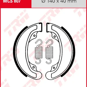 Honda CB 250 N , Bj. 79-82, CB250N, Bremsbeläge hinten, TRW Lucas MCS807 Bremsbacken Angebot