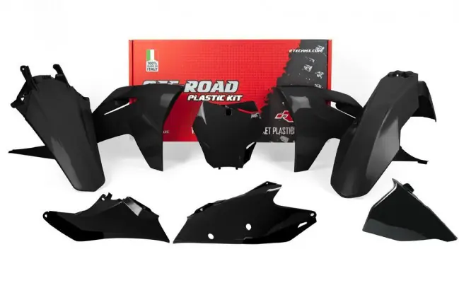Bestpreis Racetech Plastik Kit Schwarz für GasGas MC, MC-F 125, 150, 250, 350, 450 2021-2023