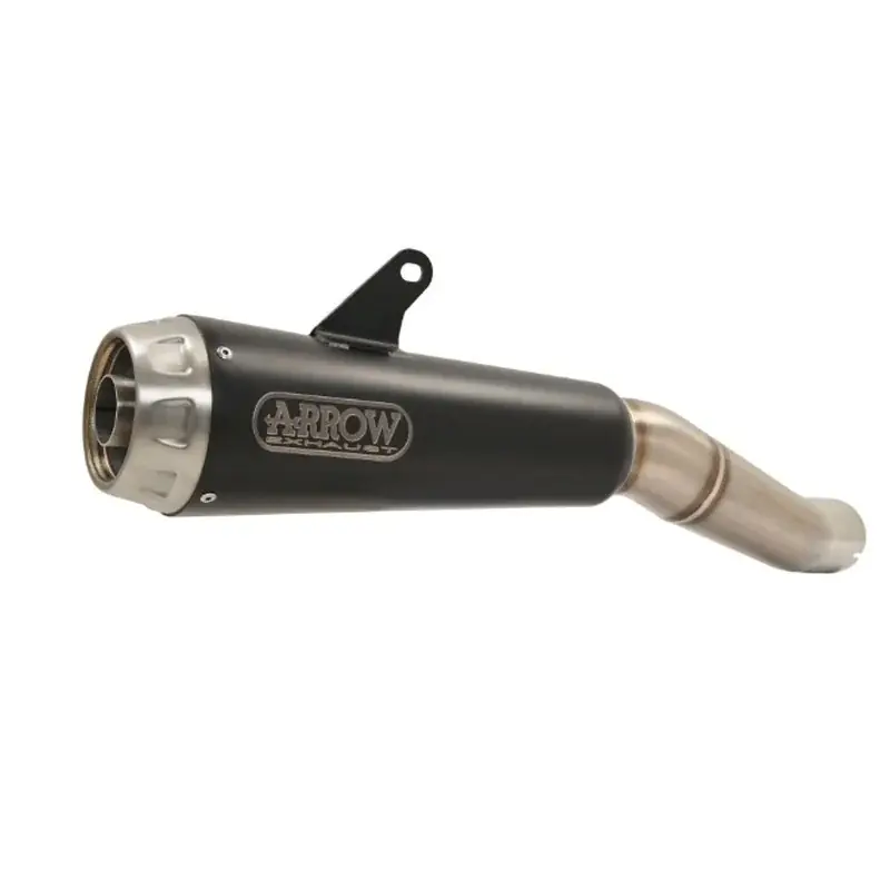ESCAPE ARROW PRO-RACE NO HOMOLOGADO EN ACERO INOX. NEGRO PARA HONDA CB 650 R 19-22 / CBR 650 R 19-22 Geprüft