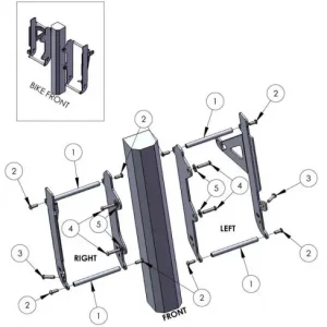Markenprodukt Zap Aluminium Kühlerschützer KTM SX SXF 125, 250, 350, 450 2019-2022 / EXC, EXC-F TPI 2020-2023