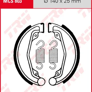 Honda XL 250 S, Bj. 79-81, L250S, Bremsbeläge vorne, TRW Lucas MCS803 Bremsbacken Top-Seller