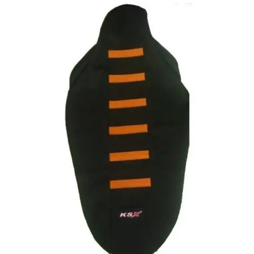 Nur Heute KSX Premium Sitzbankbezug Orange gestreift KTM SX SXF 2011-2015 EXC 2012-2016