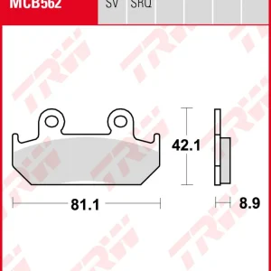 Jetzt Kaufen Honda CB 450 S, Bj. 86-89, PC17, Bremsbeläge vorne, TRW Lucas MCB562, Organic Allround