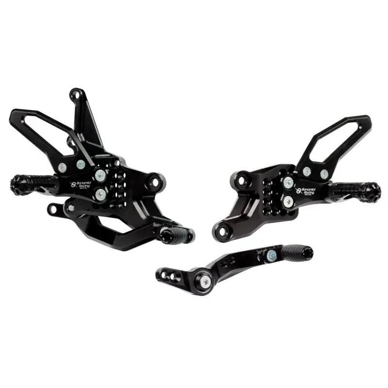 Estriberas BONAMICI RACING Ajustables para KAWASAKI NINJA 250/400 2018-2023 Begrenztes Angebot