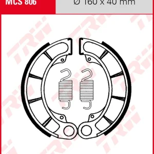 Jetzt Kaufen Honda CB 500, Bj. 94-96, PC26, Bremsbeläge hinten, TRW Lucas MCS806 Bremsbacken