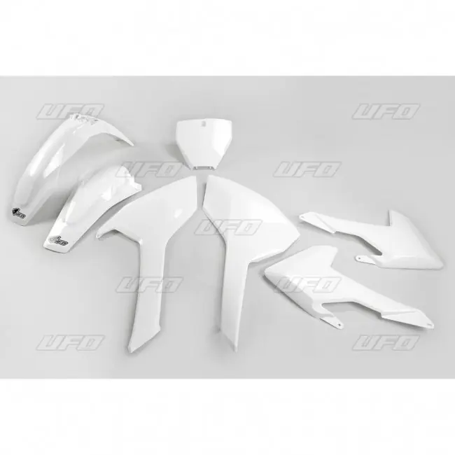 Jetzt Kaufen UFO Plastik-kit Weiß Husqvarna TC, FC 125, 250, 350, 450 2016-2018