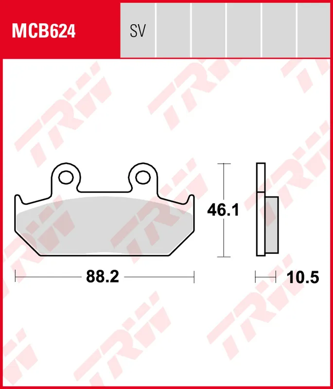 Honda VT 600 C, Bj. 89-93, PC21, Bremsbeläge vorne, TRW Lucas MCB624, Organic Allround Kostenloser Versand