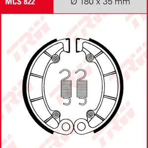 Honda VF 750 C, Bj. 93-99, RC43, Bremsbeläge hinten, TRW Lucas MCS822 Bremsbacken Echt