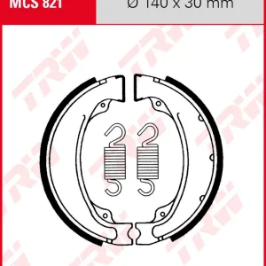 Honda XLV 750 R, Bj. 84-88, RD01, Bremsbeläge hinten, TRW Lucas MCS821 Bremsbacken Jetzt Bestellen
