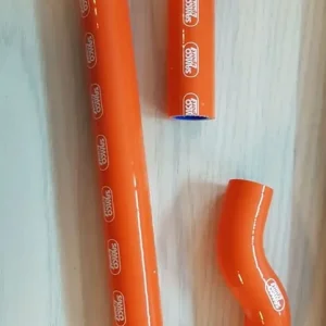 Kühlerschläuche Silikon Orange KTM EXC 250, 300 2017 ohne Thermostat Kostenloser Versand