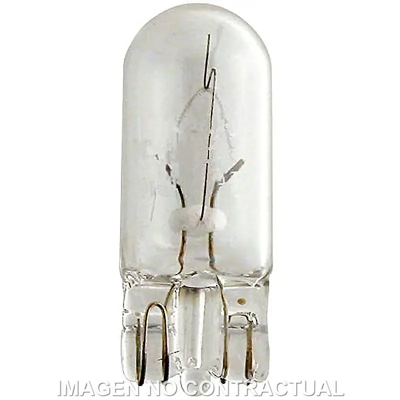 Lámpara Philips Todo Cristal T20 W3W  12V 3W Casquillo W2,1x9,5d Nur Heute