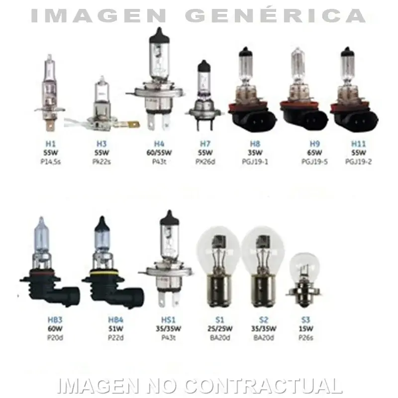 Preis Gesenkt Lámpara casquillo BA 20D 24W 50-45W