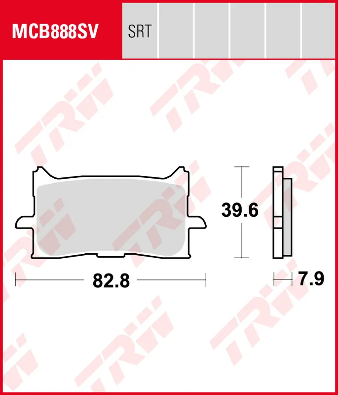 Nur Heute Honda CRF 1100 Africa Twin, Bj. 20-, Bremsbeläge vorne, TRW Lucas MCB888SV, Sinter Street