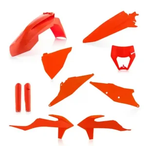 Sonderangebot Acerbis Full Plastik Kit Orange KTM EXC EXC-F TPI 125, 150, 250, 300, 350, 450, 500 2020-
