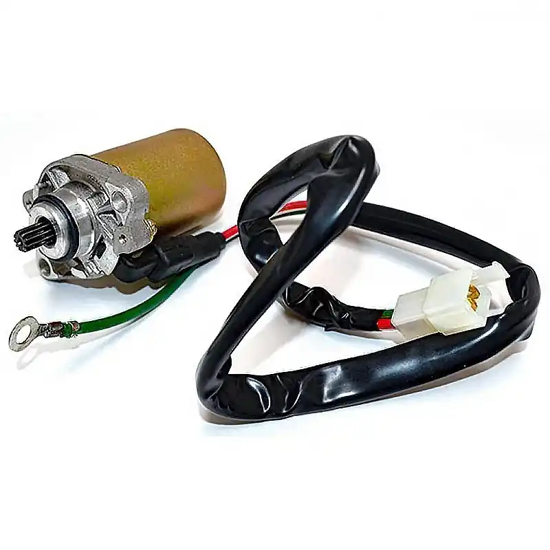 Motor Arranque 12V 0,15KW - 11 Dientes - Rotación izquierda _ Con cable Peugeot Ludix 50 Top-Angebot