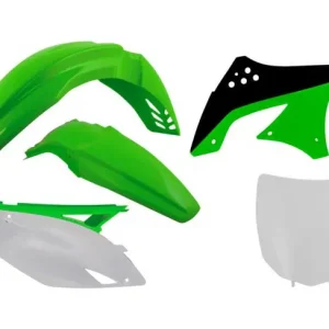 Begrenztes Angebot Racetech Plastik Kit Kawasaki KXF 450 2009-2011 Grün Weiß