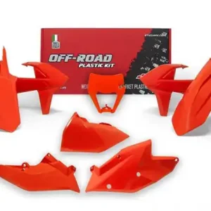 KTM Plastik Kit mit Lampenmaske Orange EXC, EXC-F 250, 300, 350, 450, 500 2017-2019 Knallerangebot