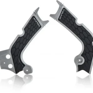 Acerbis X-Grip Rahmenschützer SILBER / SCHWARZ Honda CRF 450 2017-2018 / 250 2018-2019 Direktkauf