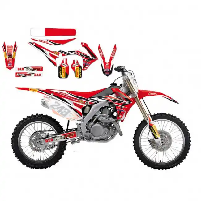 Team Honda Gariboldi Dekor + Sitzbankbezug Honda CRF 250, 450 Neu Im Sortiment