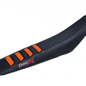 Super-Preis CrossX UGS Wave Sitzbezug Schwarz Orange KTM SX, SXF 125, 250, 350, 450 2023-