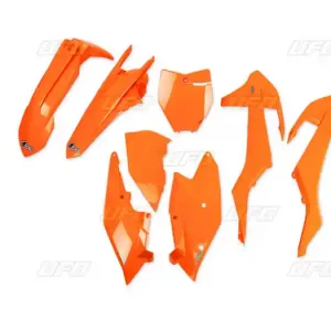 UFO Plastiksatz NEON ORANGE KTM SX, SXF 125, 250, 350, 450 2016-2018 Abverkauf