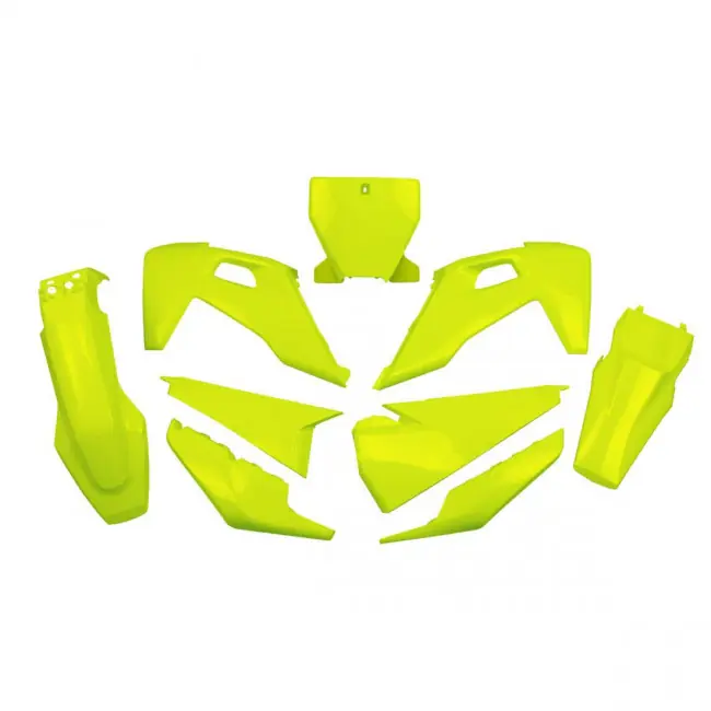 UFO Plastik-kit Neongelb Husqvarna TC, FC 125, 250, 350, 450 2019-2022 Highlight