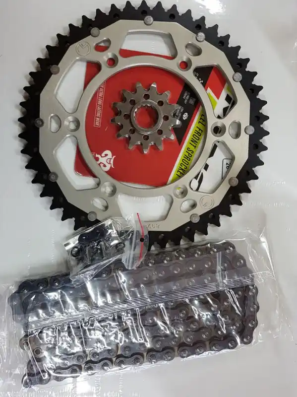 Dual O-Ring Kettenkit Silber KTM SX, SXF, EXC 125, 250, 350, 450, 500, 525 Bestseller