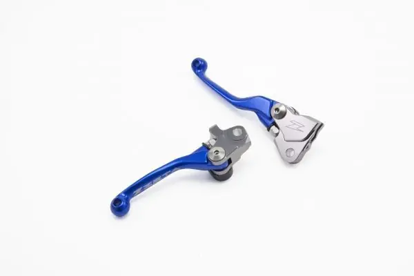 Versand Am Gleichen Tag Zeta Flex Hebel Set Blau Kawasaki KXF 250, 450 2013-2017 / Yamaha YZ, YZF 125, 250, 450 2008-2017