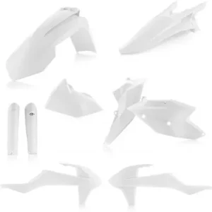Heißes Angebot Acerbis Full Plastik Kit Weiß KTM EXC, EXC-F 125, 250, 300, 350, 450, 500 2017-2018