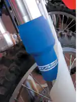 Dirt Skins Neopren Gabelschützer Kurz Blau Kostenloser Rückversand