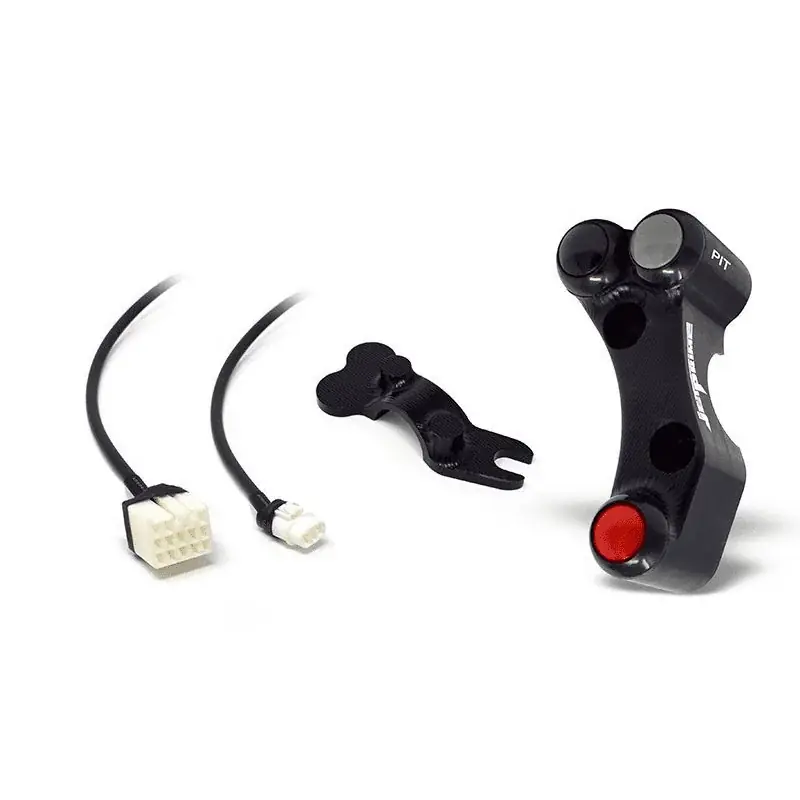 Expressversand Piña Izquierda Racing 3 botones JETPRIME Suzuki GSX-R1000 2009-2016 Con Abrazadera BRSX