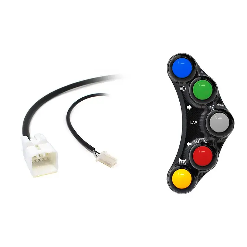 Piña Izquierda Racing 5 botones Jetprime KAWASAKI ZX-10R 2016-2021 Beliebt