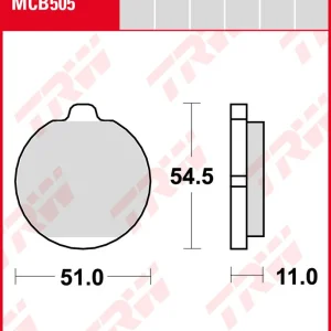 Neu Im Sortiment Kawasaki Z 1000, Bj. 79-81, KZT00E, Bremsbeläge vorne, TRW Lucas MCB505, Organic Allround